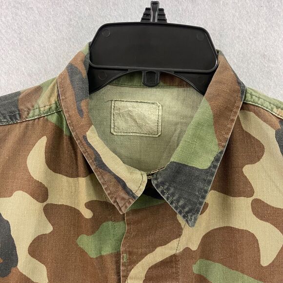 Military Surplus USMC Uniform Shirt Adult Small Woodland Camouflage LARP Shacket - Picture 11 of 15